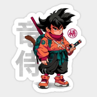 Samurai Dragon Sticker